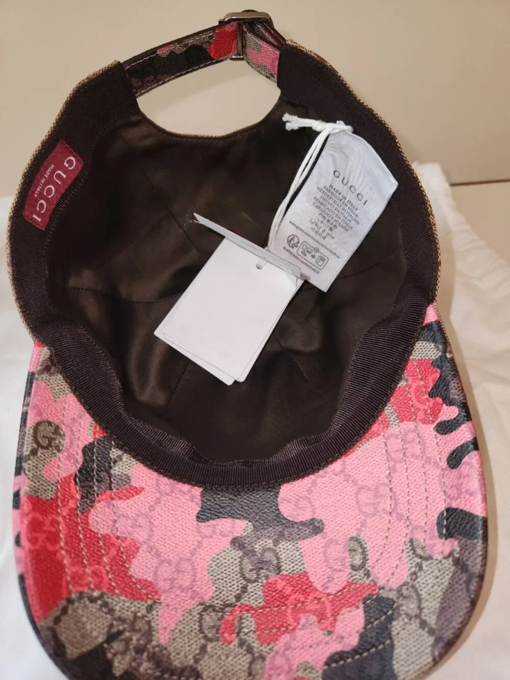 NWT Gucci GG canvas baseball unisex cap hat - size S; Rtl $660